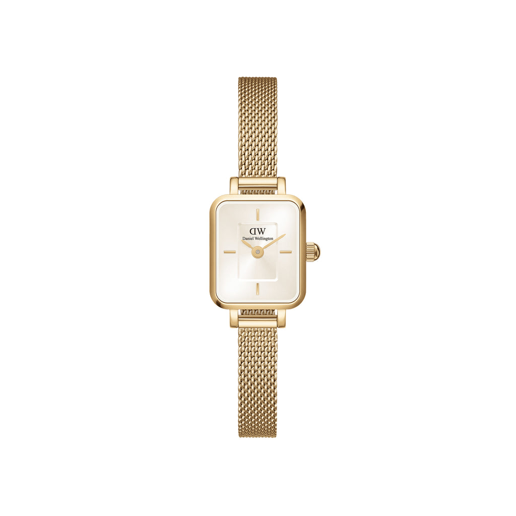 Daniel Wellington Quadro Mini Evergold Champagne Watch DW001