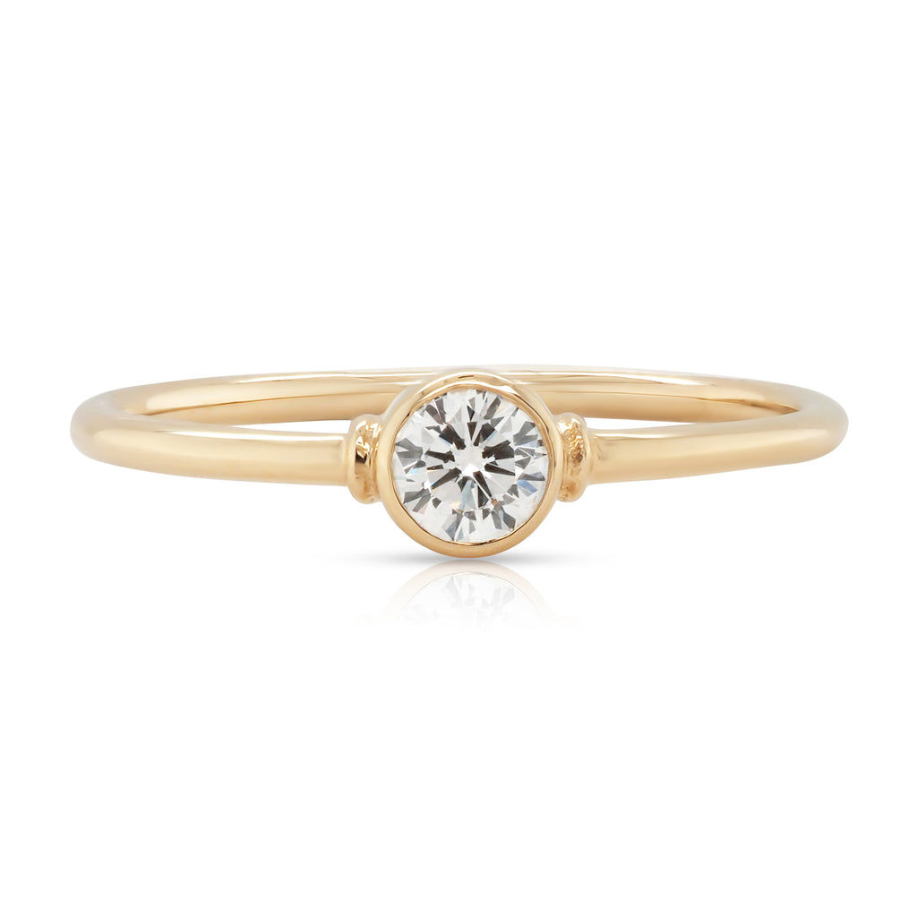 Von Treskow Luxe 9ct Gold 0.25CT Lab Grown Diamond Ring LABR