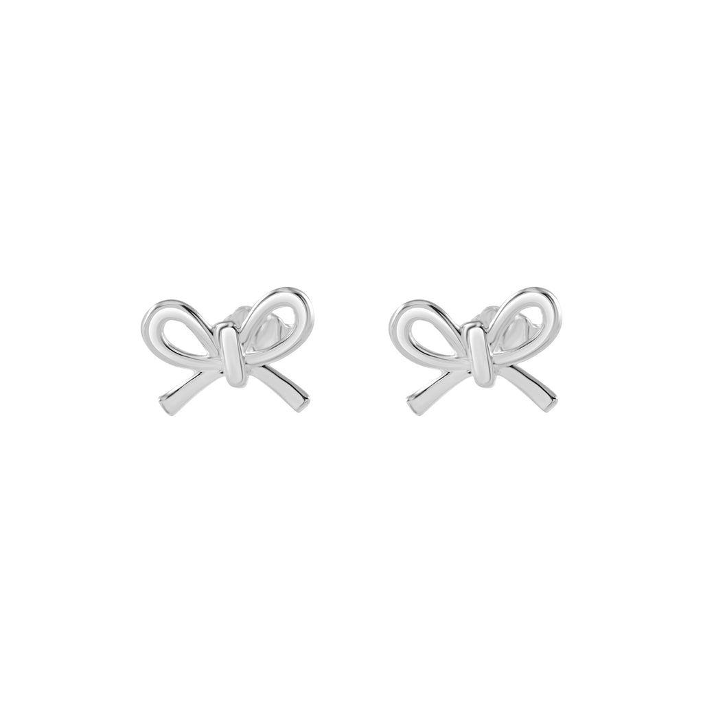 Von Treskow Sterling Silver Bow Stud Earrings BOWE01