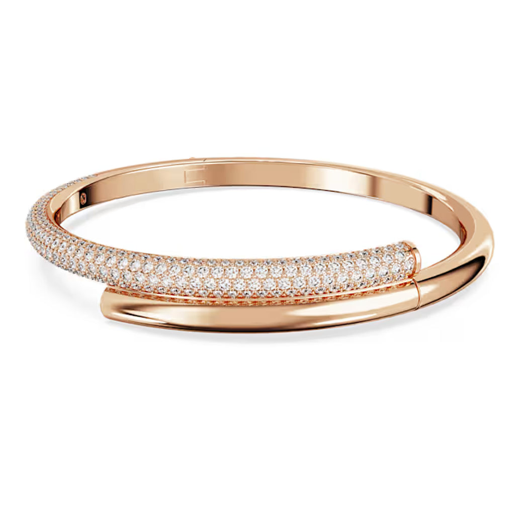 Swarovski 'Dextera' Rose Tone Crossover Bangle 5692267