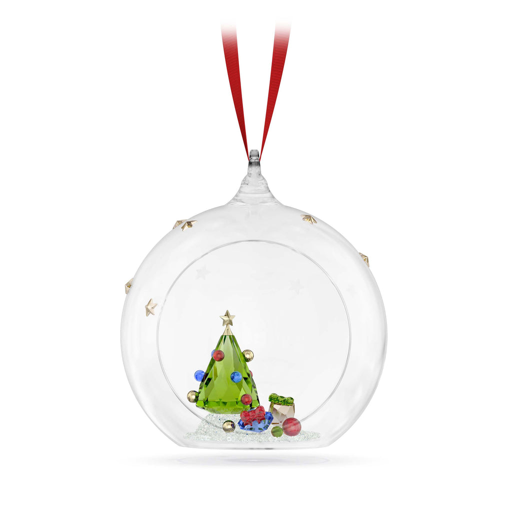 Swarovski Holiday Cheers Tree and Gifts Ball Ornament 568163