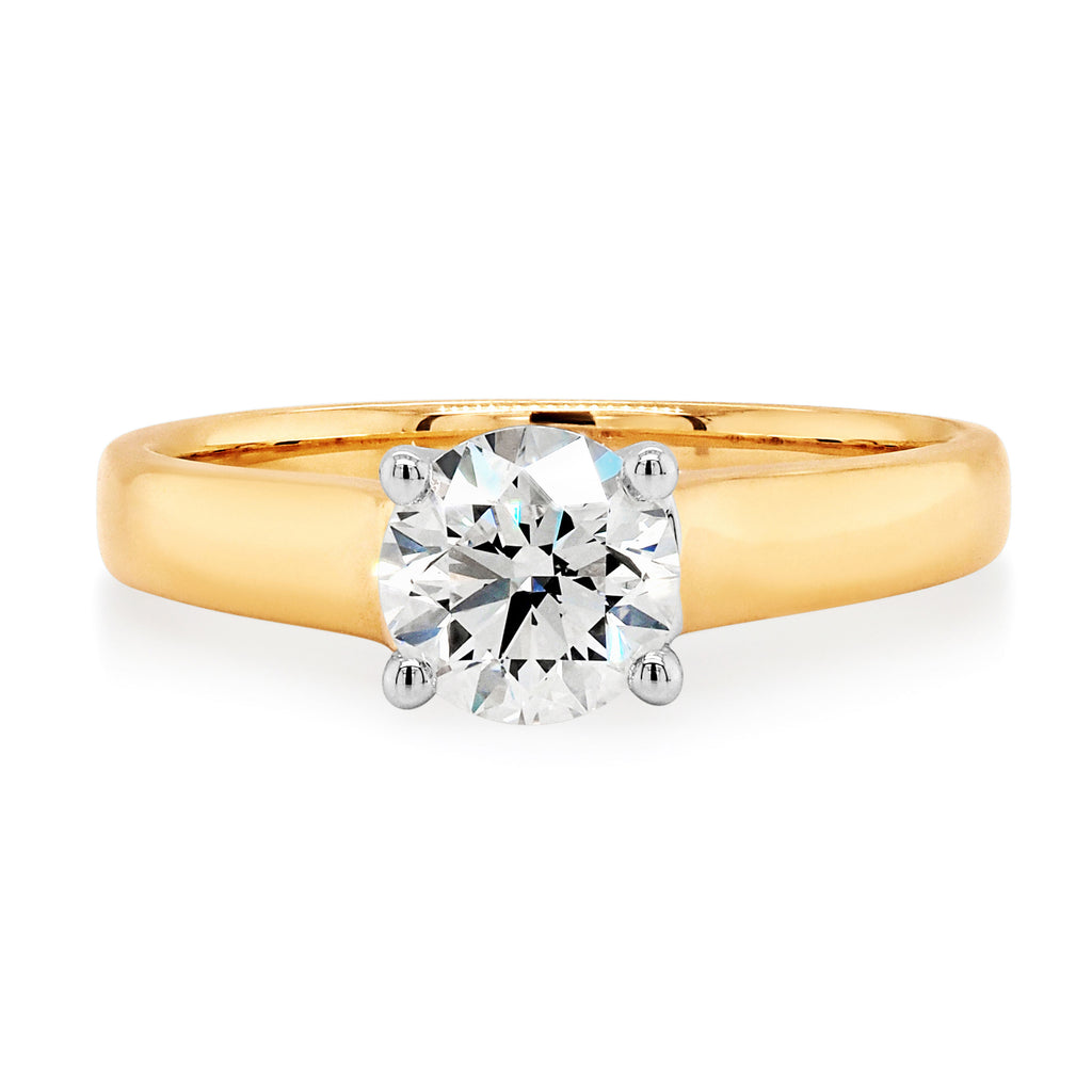 9ct Brilliant Cut Lab Grown Diamond 4-Claw Solitaire