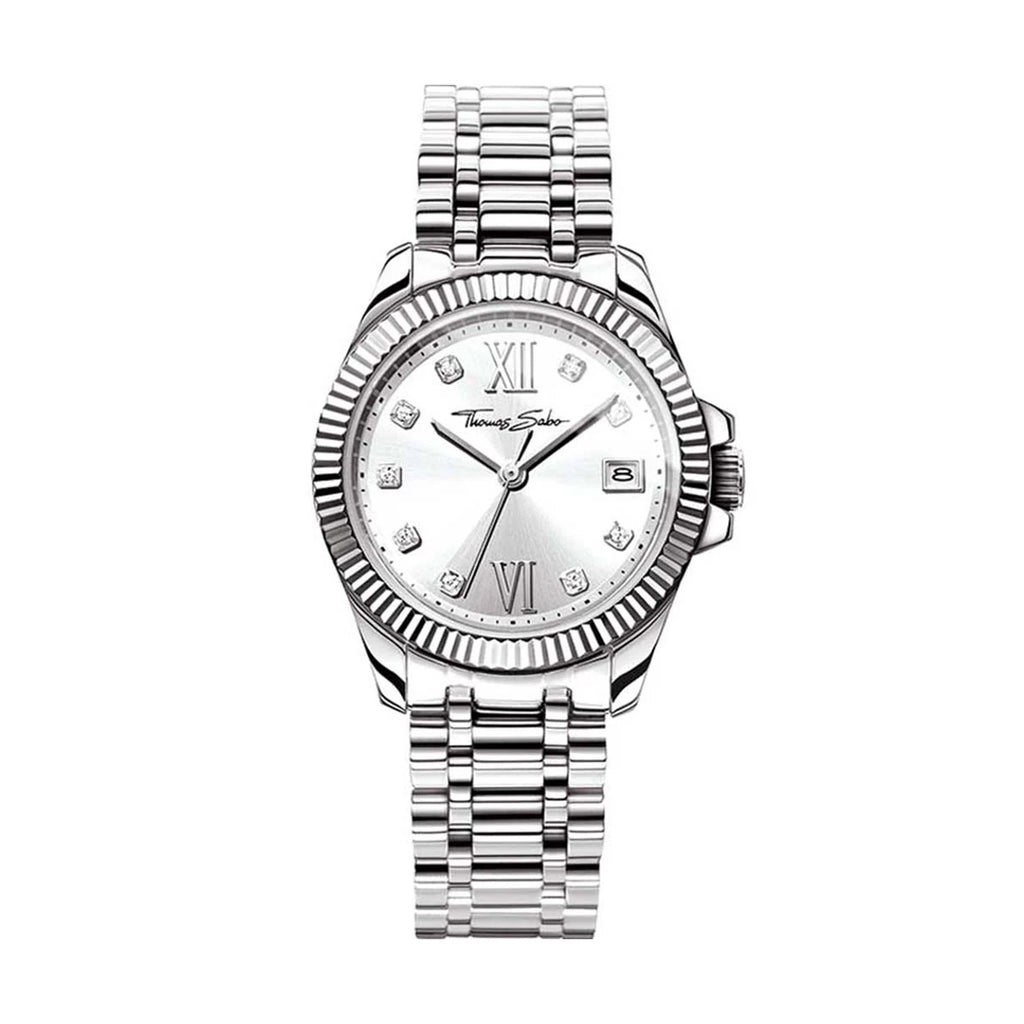 Thomas Sabo Stainless Steel Cubic Zirconia Dial Glam Watch T