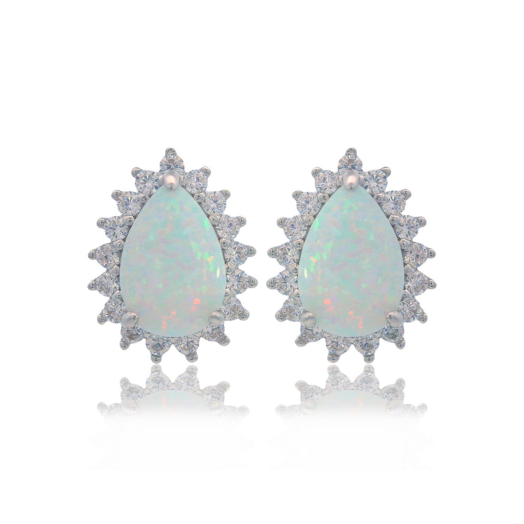 Georgini 'Opal Glow Rozelle' Opal Look Cubic Zirconia Studs