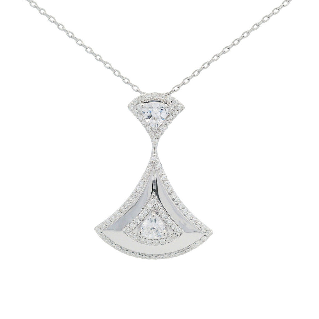 Georgini Chic Noel Fantasy Silver Cubic Zirconia Pendant IP1