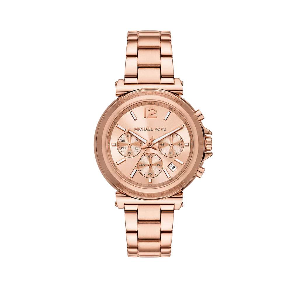 Michael Kors Maren Rose-Tone Chronograph Watch MK7494