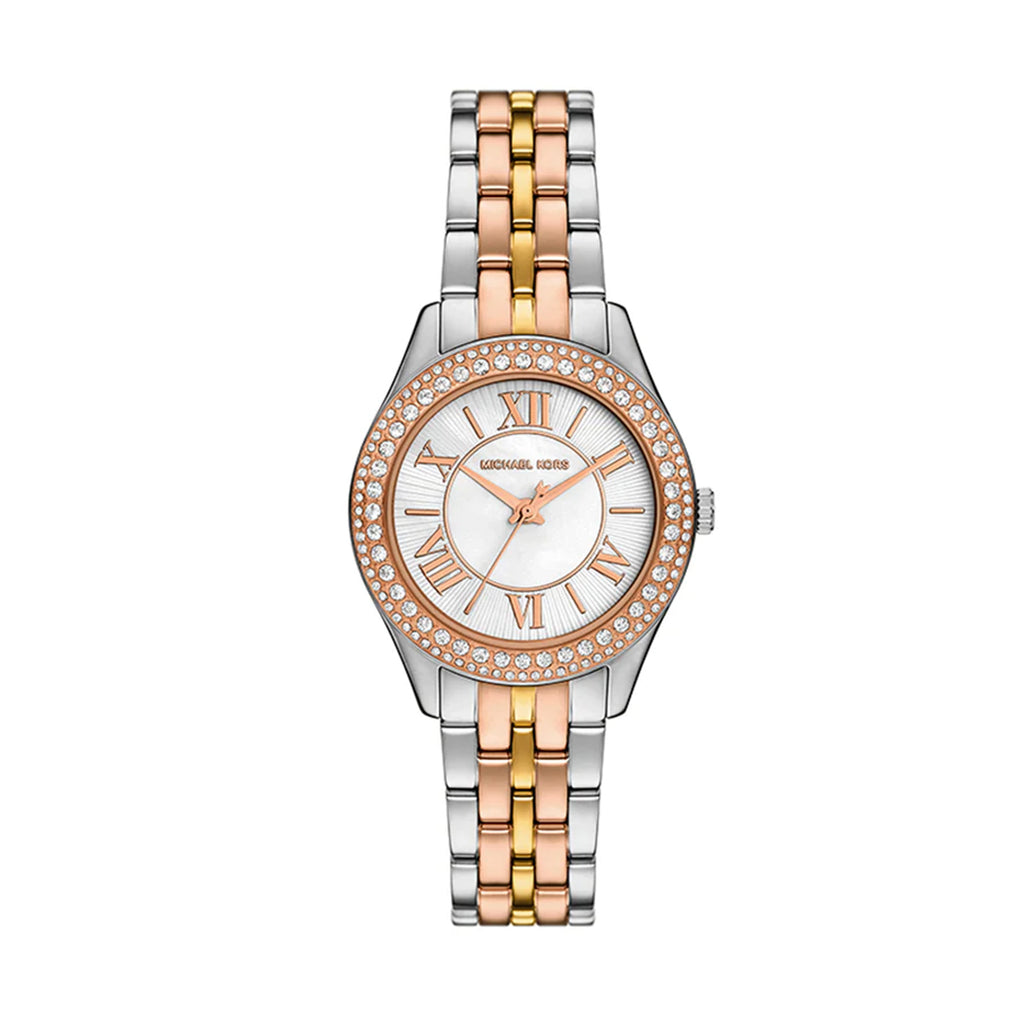 Michael Kors Mini Harlowe Pavé Multi-Tone Watch MK4846