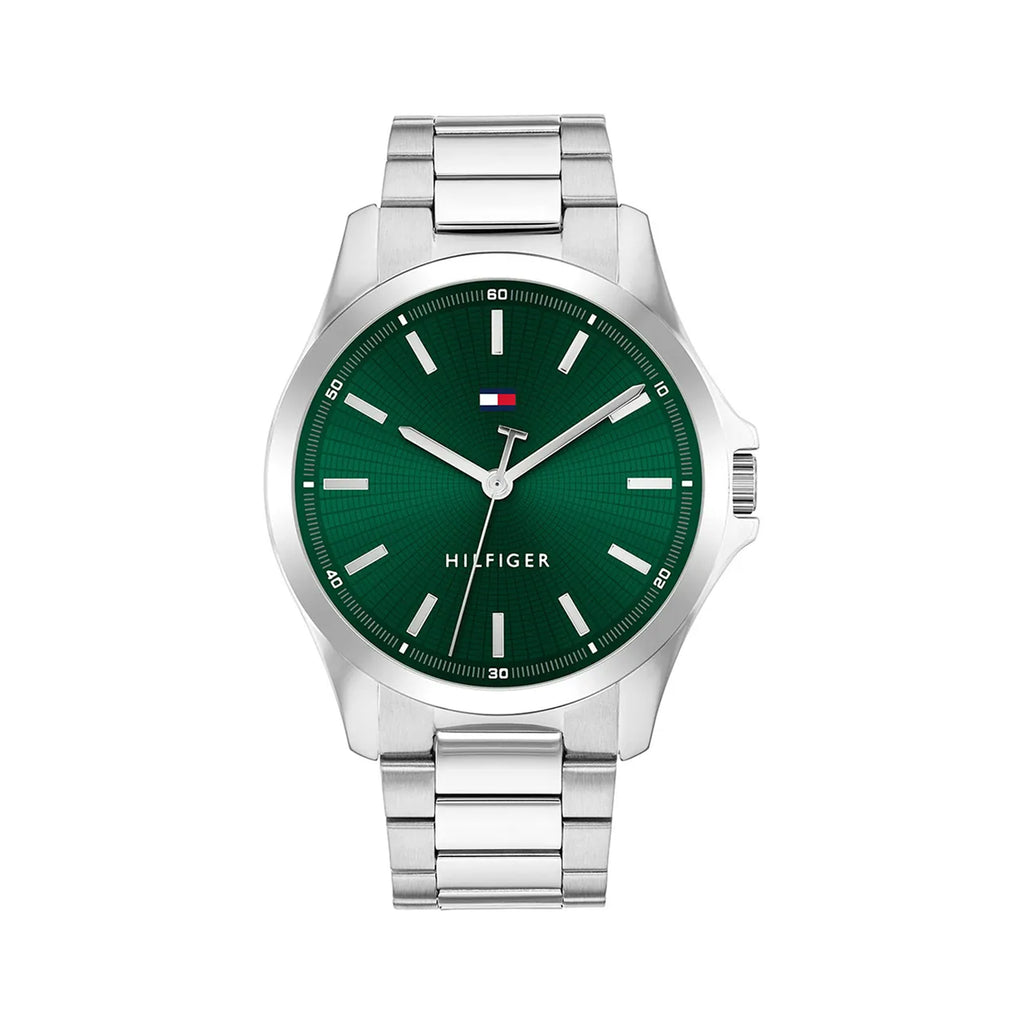 Tommy Hilfiger Bruce Stainless Steel Green Dial Watch 171067