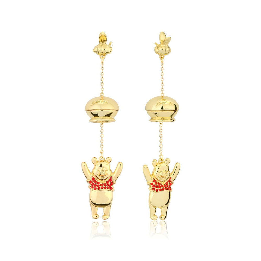 Disney Couture Kingdom Winnie The Pooh Honey Pot Drop Earrin