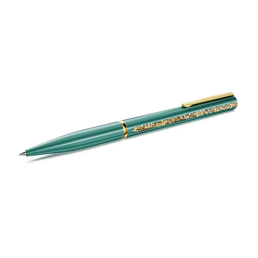 Swarovski Crystal Shimmer Glide Green & Gold Ballpoint Pen 5