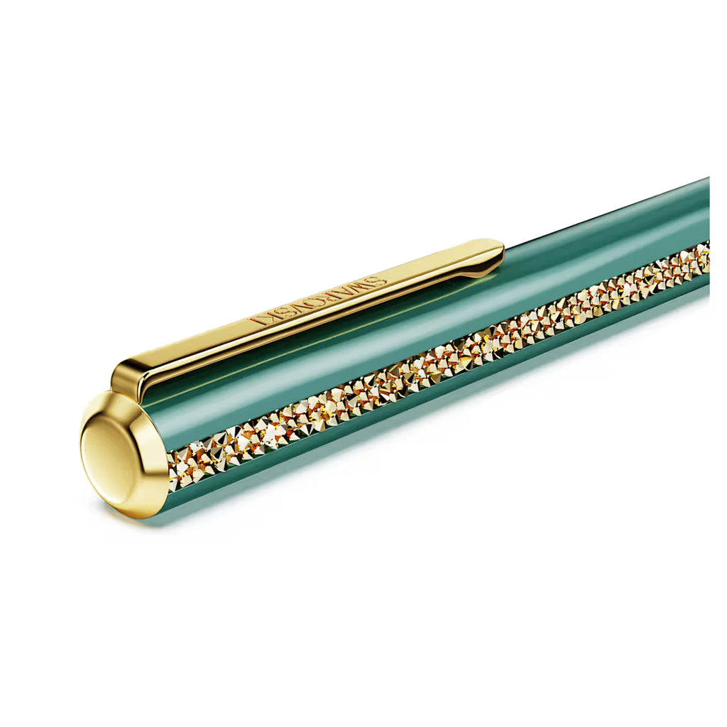 Swarovski Crystal Shimmer Glide Green & Gold Ballpoint Pen 5