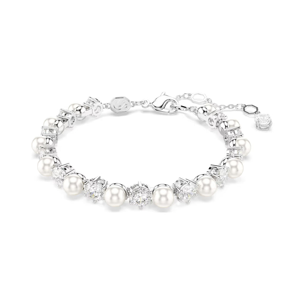 Swarovski Matrix Crystal & Pearl Tennis Bracelet 568925