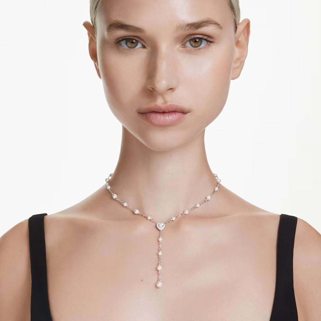 Swarovski x Ariana Grande Angelic Heart & Pearl 'Y' Necklet