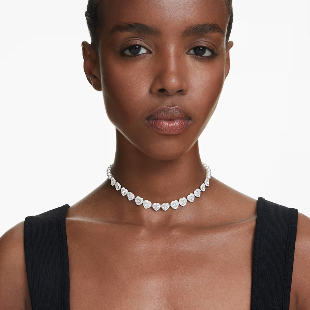 Swarovski x Ariana Grande Angelic Heart & Pearl Choker Neckl