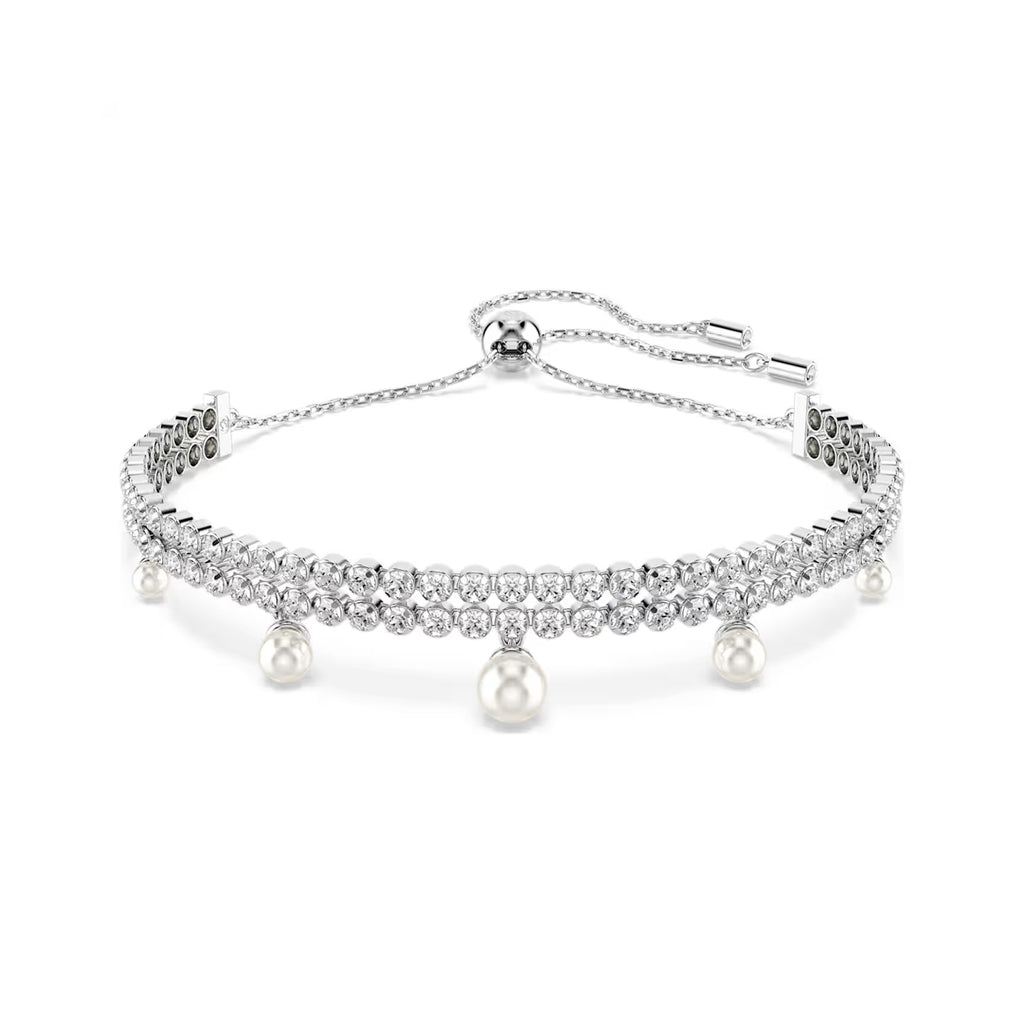 Swarovski X Ariana Grande Double Row Pearl Sliding Bracelet