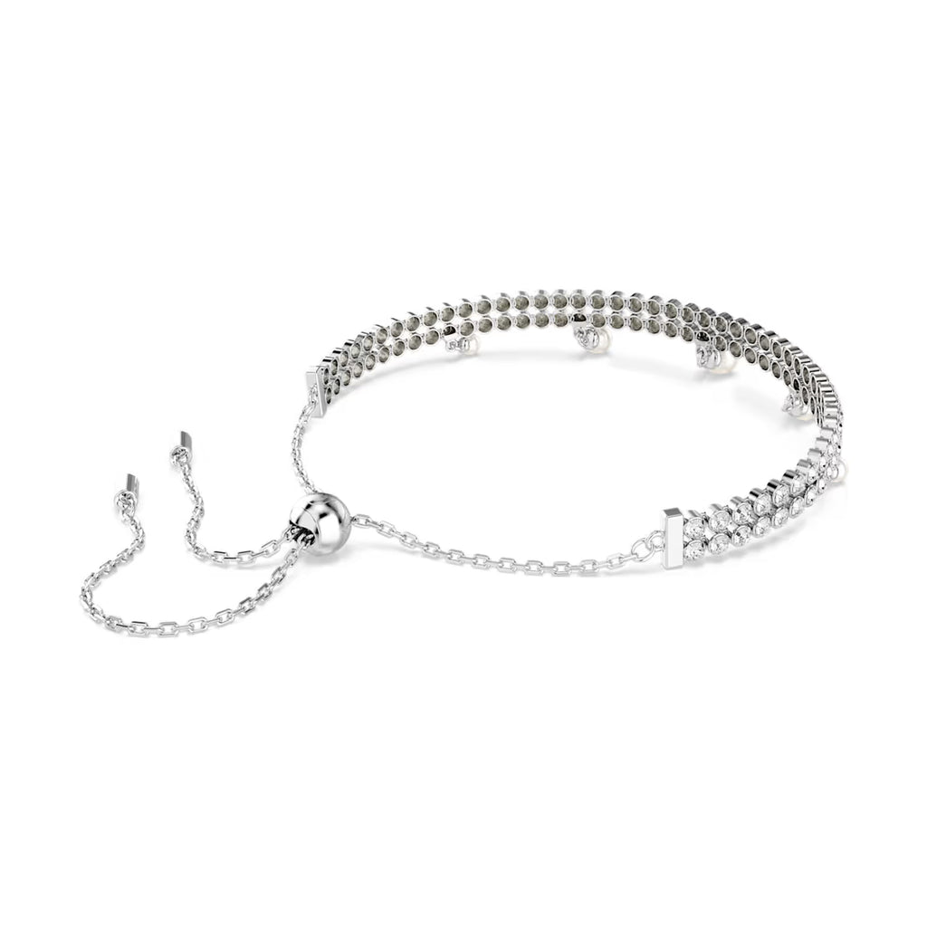 Swarovski X Ariana Grande Double Row Pearl Sliding Bracelet