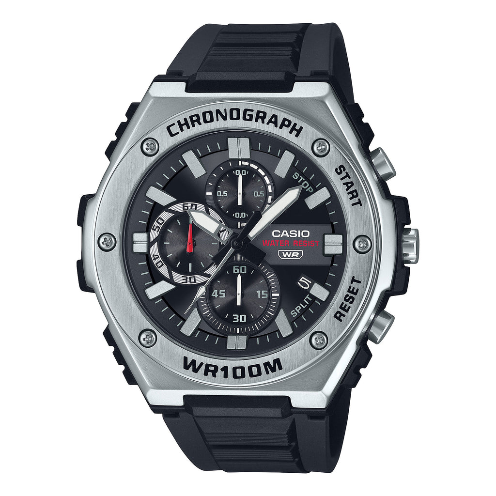 Casio Chronograph Black Resin Watch MWA-300H-1A