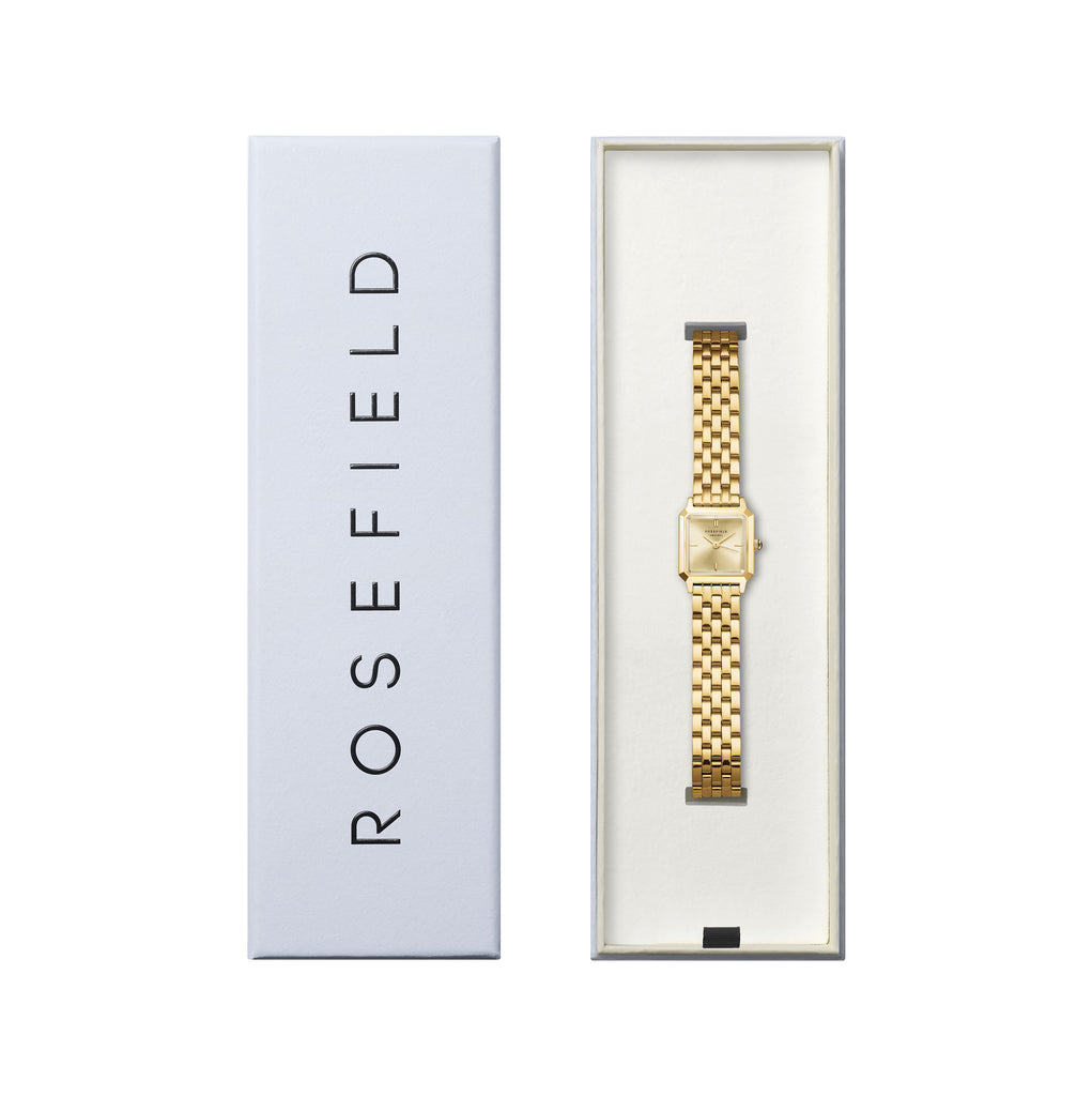 Rosefield Boxelle Champagne Analogue Watch BCGSG-B04