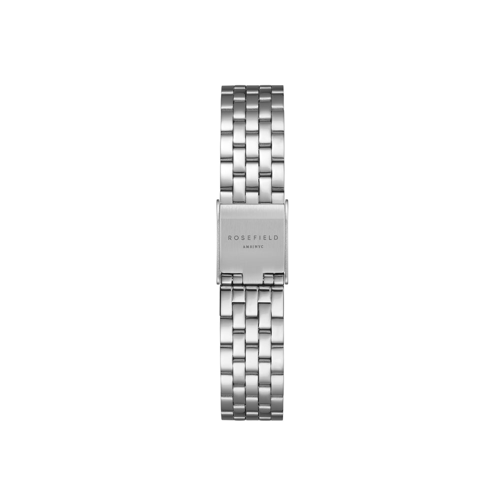 Rosefield Boxelle Silver Analogue Watch BWSSS-B02