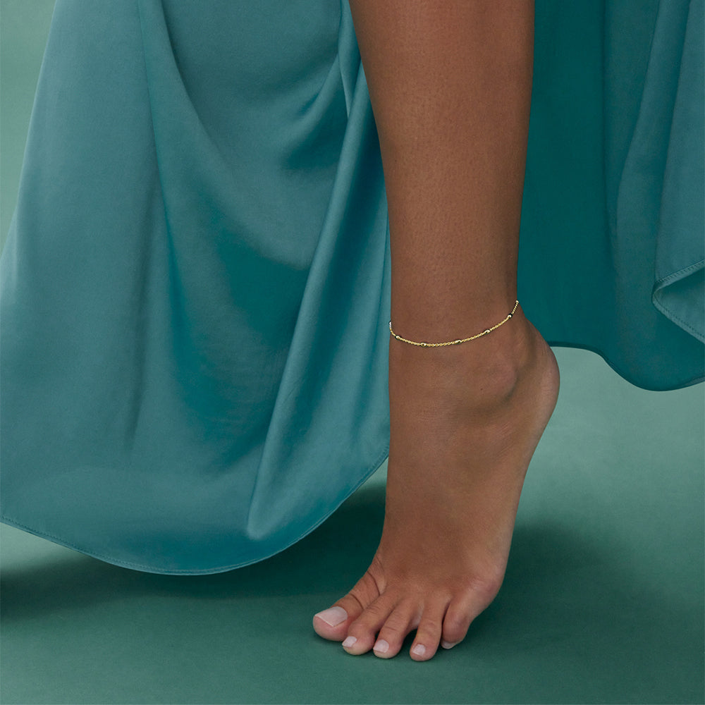 Najo 'Cassiopeia' Gold-Tone Anklet A7245