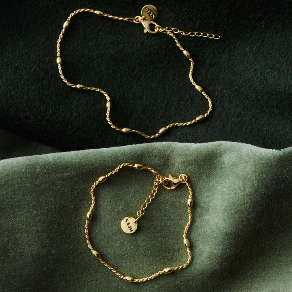 Najo 'Cassiopeia' Gold-Tone Anklet A7245