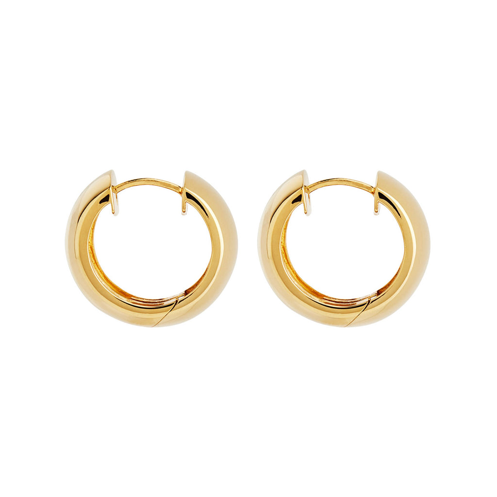 Najo 'Daynight' Gold-Tone Huggie Hoop Earrings E7221