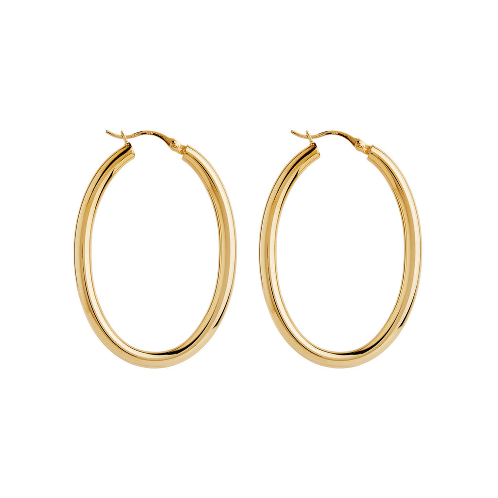 Najo 'Orbit' Sterling Silver Hoop Earrings E7223