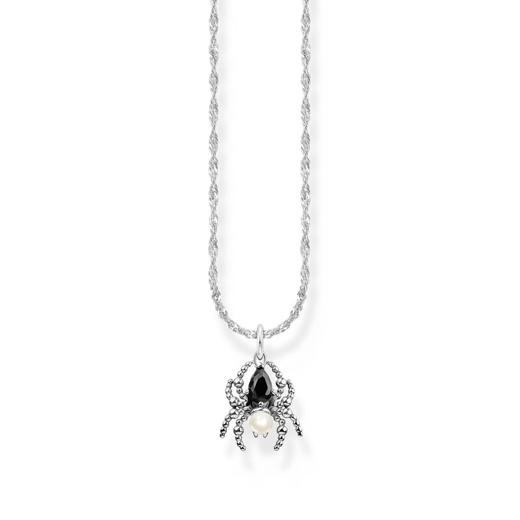 Thomas Sabo True Romance Cubic Zirconia & Pearl Spider Penda