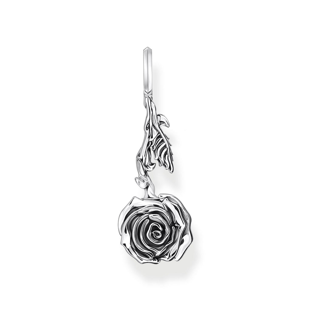 Thomas Sabo True Romance Midnight Rose Sterling Silver Penda