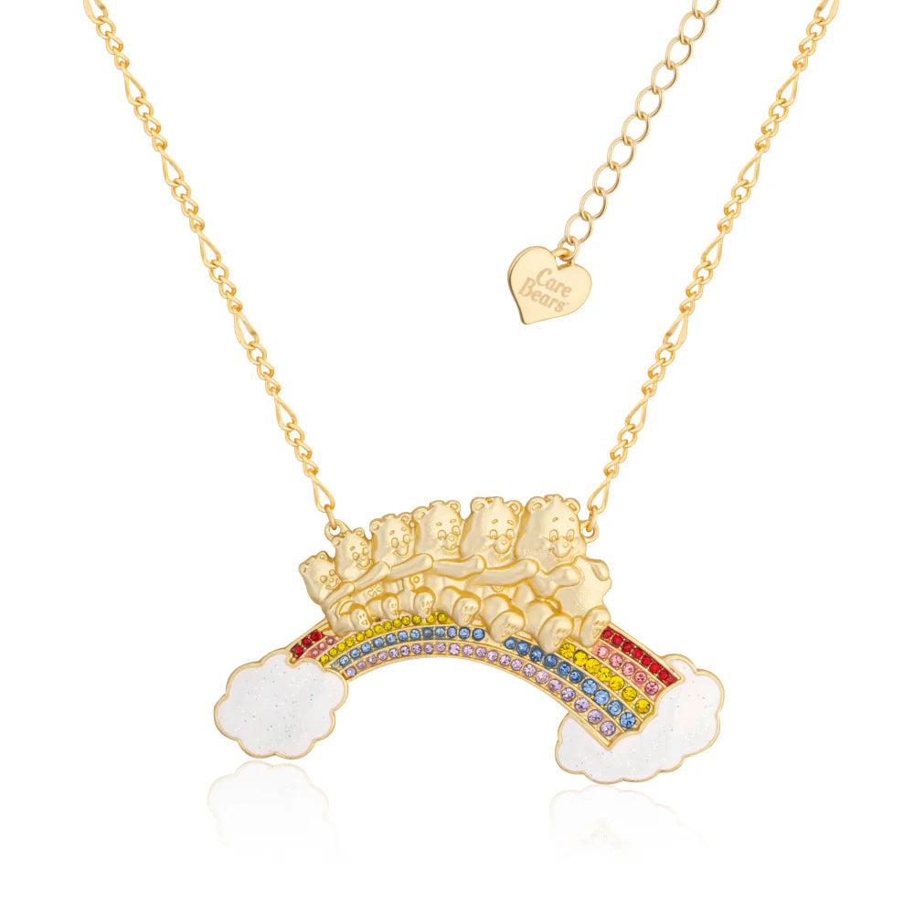 Couture Kingdom Care Bears Statement Rainbow Gold Tone Neckl