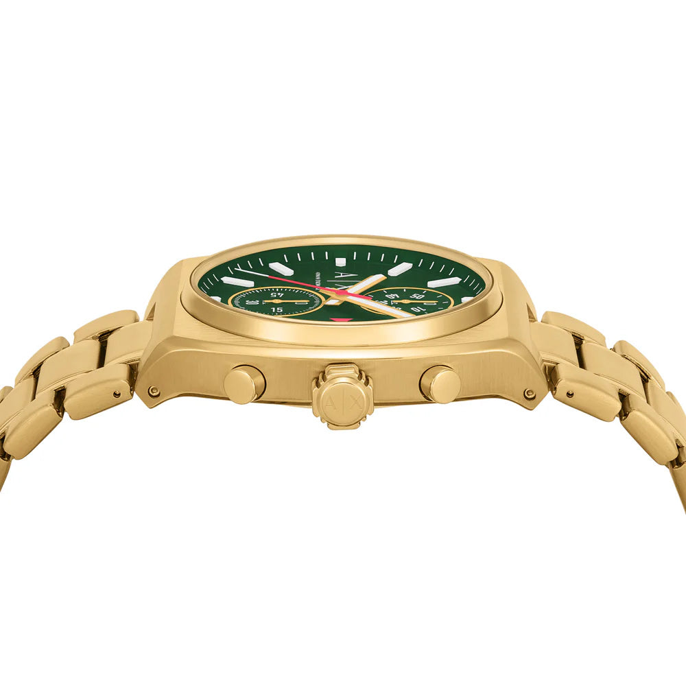 Armani Exchange Oliver Chronograph Gold Tone Watch AX2822 | Hoskings ...