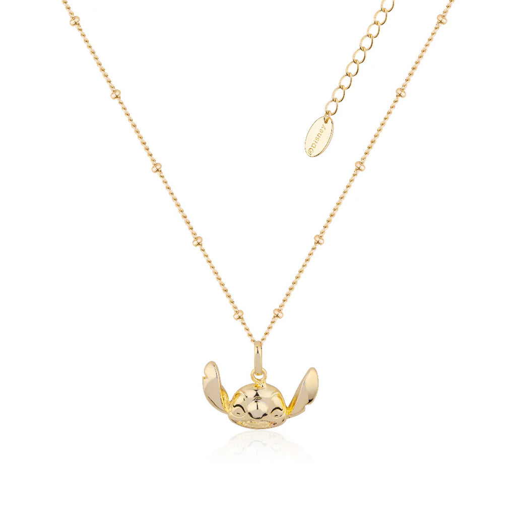 Disney Couture Kingdom Gold-Tone Smiling Stitch Necklet DYN1
