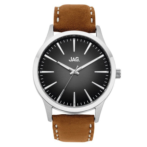 Jag 'Hunter' Leather Strap Watch J1811