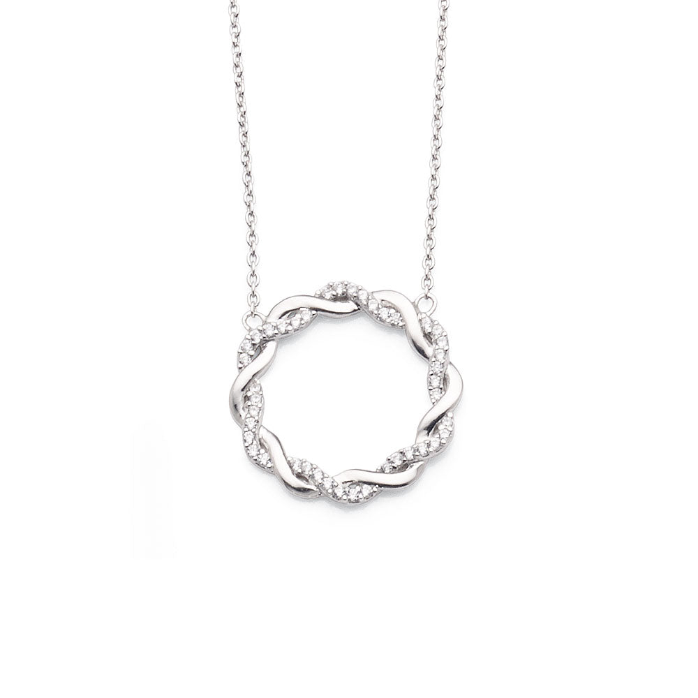 Sterling Silver Cubic Zirconia Pendant