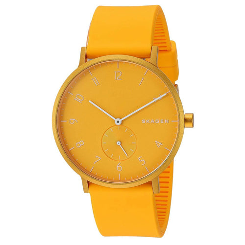 Skagen 'Aaren Kulor' Yellow Watch SKW6510