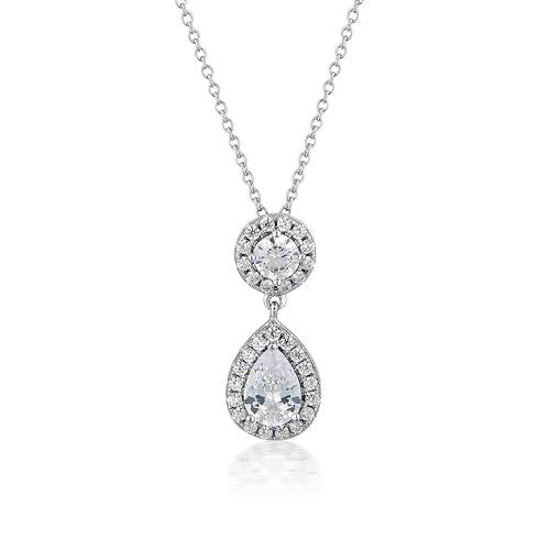 Georgini 'Mina' Cubic Zirconia 47cm Necklet P805W