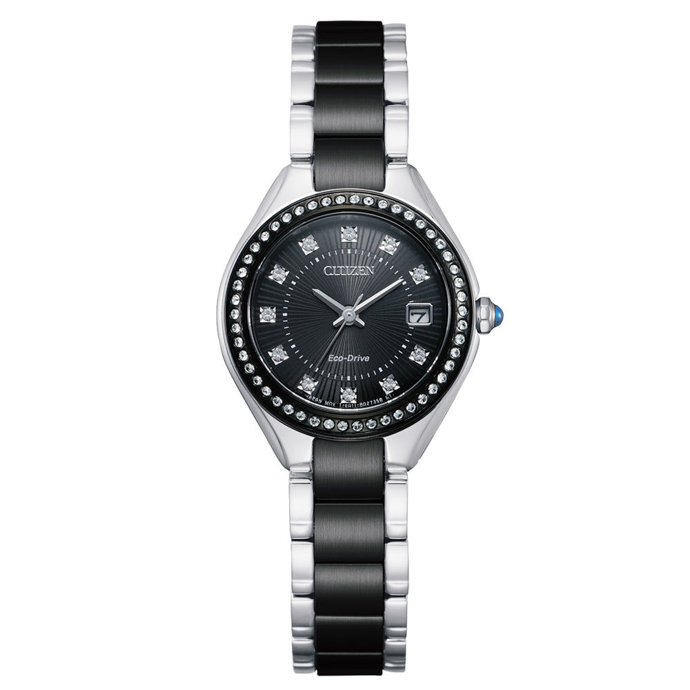 Citizen Eco-Drive Swarovski Watch EW2558-88E