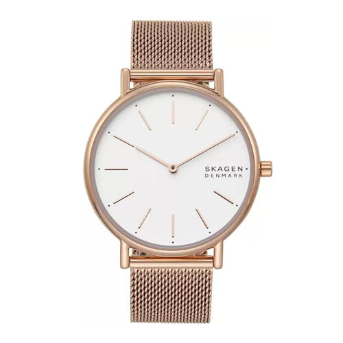 Skagen 'Signatur' Rose-Tone Watch SKW2784