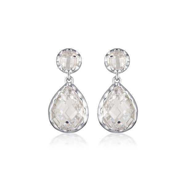 Georgini 'Luxe Nobile' Cubic Zirconia Drop Studs E943W