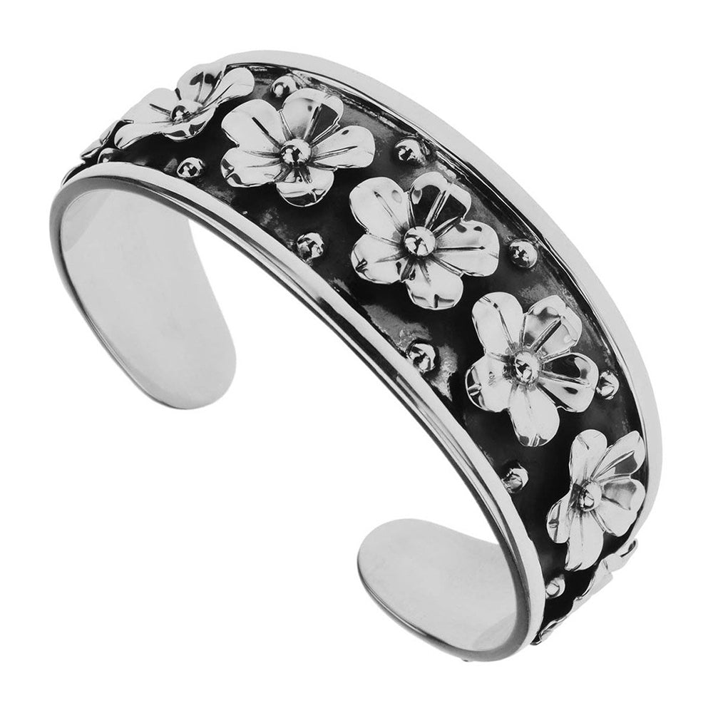 Najo 'Floriade' Sterling Silver Cuff B2625